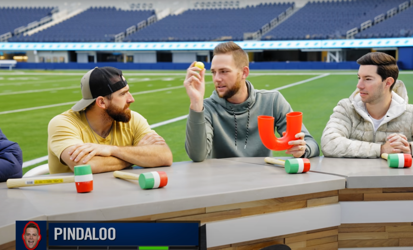 Load video: Dude perfect pindaloo test